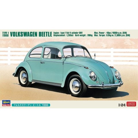 Hasegawa 20732 Volkswagen Beetle Type 1 (1966) 1/24