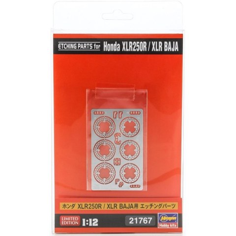 Hasegawa 21767 Etching Parts for Honda XLR 250R / XLR Baja