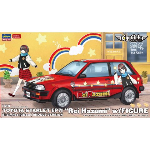 Hasegawa SP633-52433 Toyota Starlet EP71 "Rei Hazumi" w/ Figure