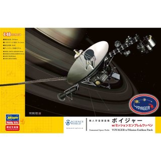 Hasegawa SP635-52435 Unmanned Space Probe Voyager w/ Mission Emblem Patch