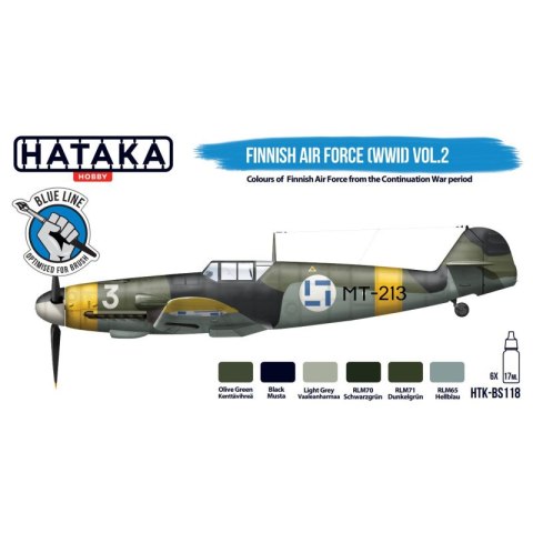 Hataka BS118 Finnish Air Force (WWII) Vol. 2 Paint Set