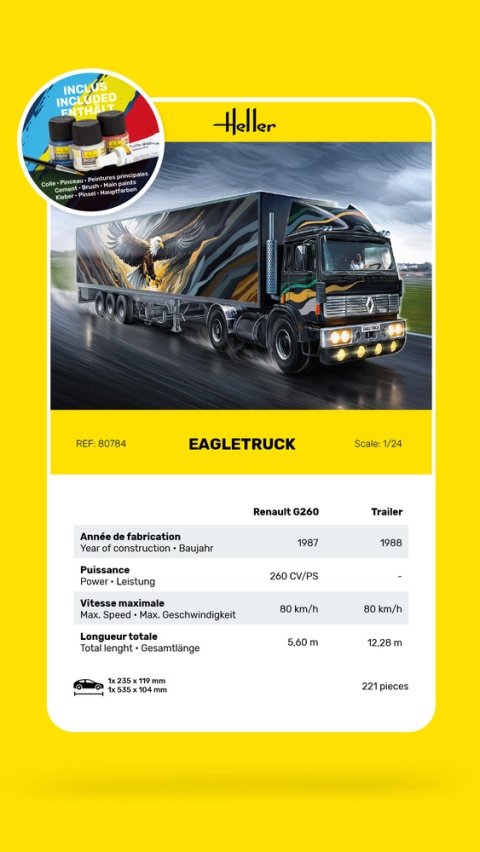 Heller 56784 Starter Kit - Eagletruck 1/24