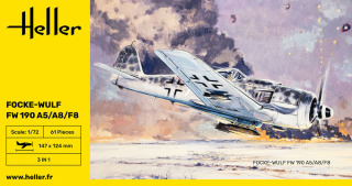 Heller 80235 Focke Wulf Fw190 A8/F3 1/72