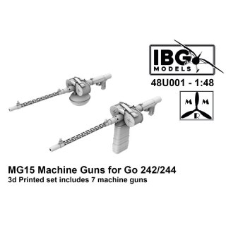 IBG 48U001 MG15 Machine Guns for Gotha Go-242/244 1/48
