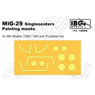 IBG 72M008 MiG-29 Singleseater Painting Masks