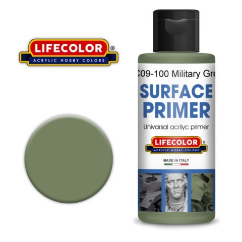 Lifecolor Primers LIFBC09-100 Military Green 100 ml