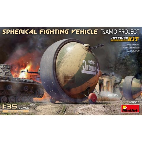 Mini Art 40003 Spherical Fighting Vehicle TsAMO Project Interior Kit