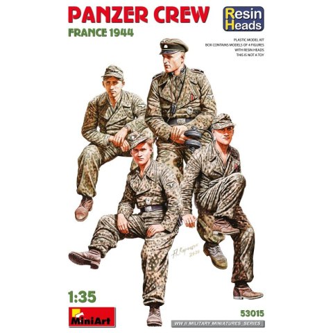 Mini Art 53015 Panzer Crew France 1944 Resin Heads