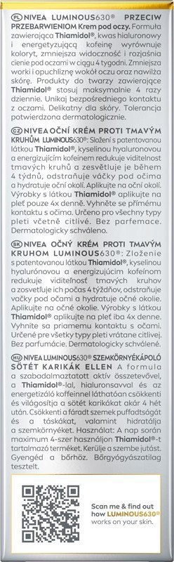 NIVEA V LUMINOUS Anti Dark-Circle eye