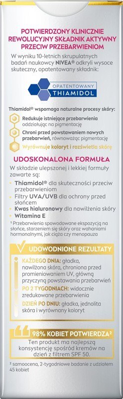 NIVEA V LUMINOUS Krem p/przebarwien. dzień 94410