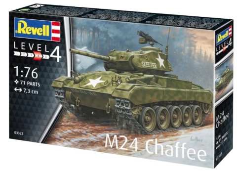 Revell 03323 1/76 M24 Chaffee Revell 03323 1/76 M24 Chaffee