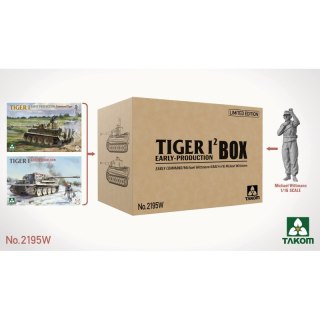 Takom 2195W Tiger I BOX Early Command Tiger/Michael Wittmann+Early+1/16 Michael Wittmann