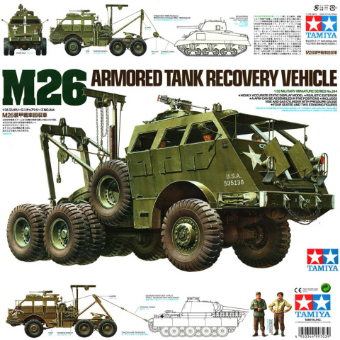 Tamiya 35244 M26 Tank Recovery Vehicle 1/35 Tamiya 35244 M26 Tank Recovery Vehicle 1/35