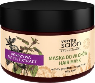 VENITA Salon Maska z pokrzywą do włosów przetłuszczających się 500 ml