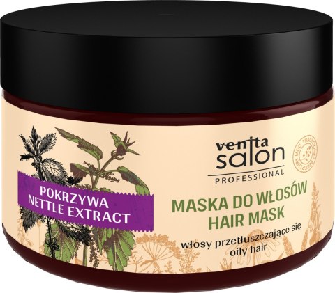 VENITA Salon Maska z pokrzywą do włosów przetłuszczających się 500 ml VENITA Salon Maska z pokrzywą do włosów przetłuszczających się 500 ml