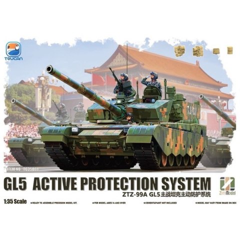 Zimi Model Toucan TC35001 China Main Battle Tank ZTZ-99A GL5 Active Protection System Early / Late Production