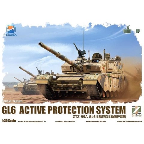 Zimi Model Toucan TC35002 China Main Battle Tank ZTZ-99A GL6 Active Protection System