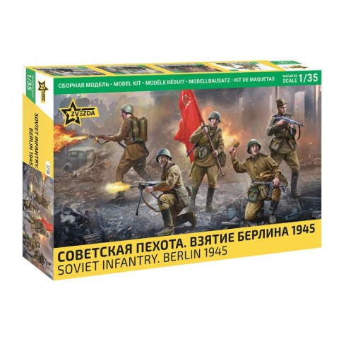 Zvezda 3718 Soviet Infantry Berlin 1945 1/35