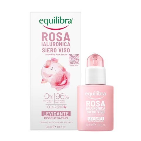 EQUILIBRA Rosa Ialuronica Różane Serum wygładzające z kwasem hialuronowym 30ml EQUILIBRA Rosa Ialuronica Różane Serum wygładzające z kwasem hialuronowym 30ml