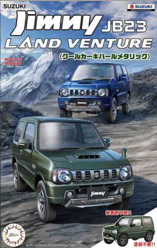 Fujimi 066295 1/24 C-NX-13 Jimny JB23 Land Venture (Cool Khaki Pearl Metallic)