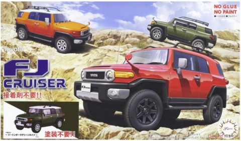 Fujimi 066394 1/24 C-NX-9 EX-6 FJ Cruiser (Two Tone Dark Green Type) Fujimi 066394 1/24 C-NX-9 EX-6 FJ Cruiser (Two Tone Dark Green Type)