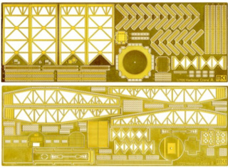 Fujimi 115634 1/700 MS-70012 Duży zestaw dźwigowy do portu