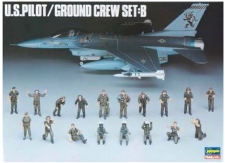 Hasegawa X48-5 - 36005 U.S.Pilot/Ground Crew Set B 1/48