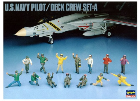 Hasegawa X48-6 - 36006 U.S. Navy Pilot Deck Crew A 1/48