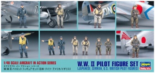 Hasegawa X48-7 - 36007 WWII Pilot Figure Set