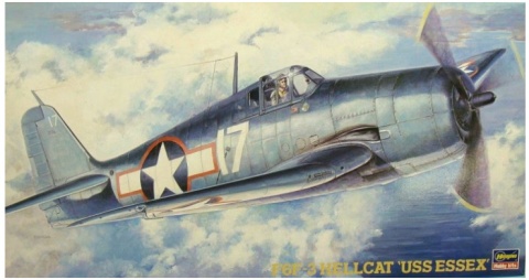 Hasegawa JT-34-09134 F6F-3 Hellcat U.S.S Essex Hasegawa JT-34-09134 F6F-3 Hellcat U.S.S Essex