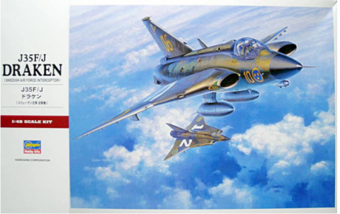 Hasegawa PT41-07241 J35F/J Draken 1/48 Hasegawa PT41-07241 J35F/J Draken 1/48