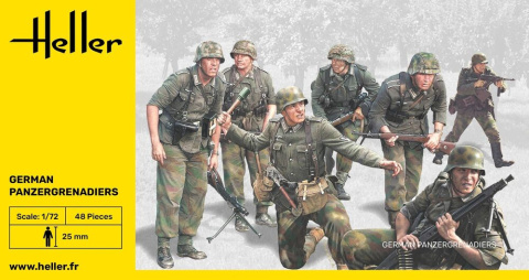 Heller 49606 German Panzergrenadiers 1/72 Heller 49606 German Panzergrenadiers 1/72