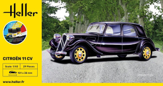 Heller 56159 Starter Set - Citroen 11 CV 1/43