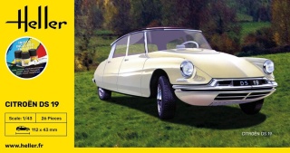 Heller 56162 Starter Set - Citroen DS 19 1/43