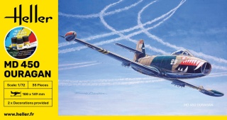 Heller 56201 Starter Set - MD450 Ouragan 1/72