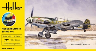 Heller 56229 Starter Set - Me-109 Bf K-4 1/72