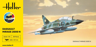 Heller 56321 Starter Set - Mirage 2000 N 1/72