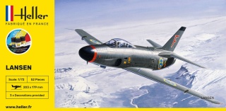 Heller 56343 Starter Set - SAAB 32 Lansen 1/72