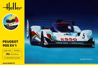 Heller 56718 Starter Set - Peugeot 905 EV 1 BIS 1/24