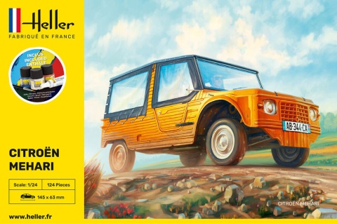 Heller 56760 Starter Set - Citroen Mehari 1/24