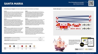 Heller 56865 Starter Set - Santa Maria 1/75