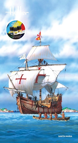 Heller 56865 Starter Set - Santa Maria 1/75