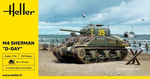 Heller 79892 M4 Sherman D-Day 1/72 Heller 79892 M4 Sherman D-Day 1/72