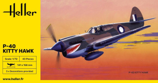 Heller 80266 P-40E Kitty Hawk 1/72