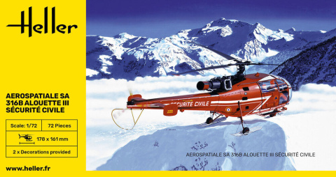 Heller 80289 Alouette 1/72 Heller 80289 Alouette 1/72