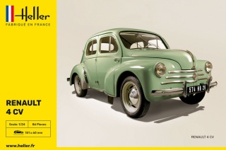 Heller 80762 Renault 4Cv 1/24