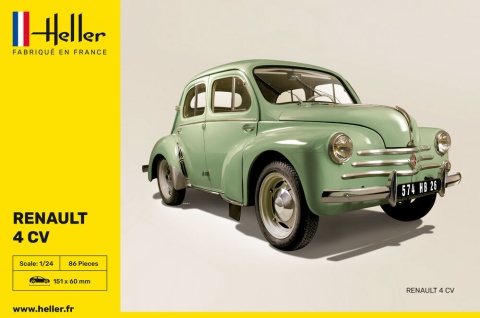 Heller 80762 Renault 4Cv 1/24 Heller 80762 Renault 4Cv 1/24