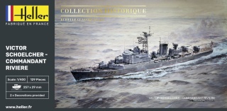 Heller 81015 Victor Schoelcher - Commandant Riviere 1/400