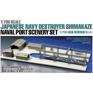 Tamiya 25417 1/700 Scenery Shimakaze Port