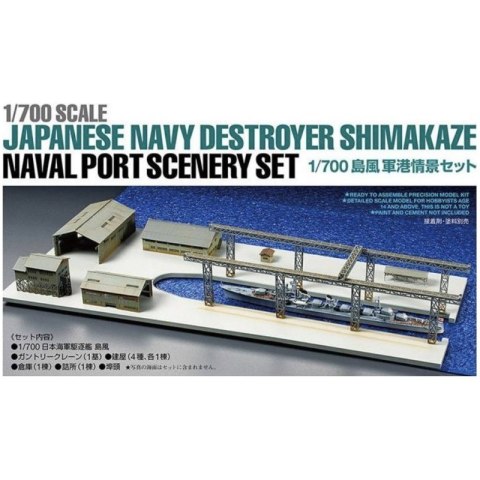 Tamiya 25417 1/700 Scenery Shimakaze Port